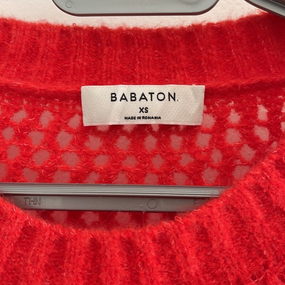 NWOT Babaton wool fishnet sweater - Picture 2 of 6